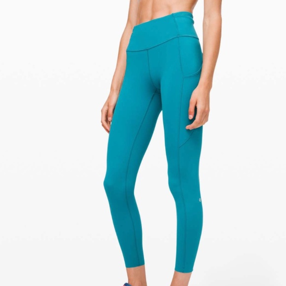 Lululemon Fast and Free Tight II 25" *Non-Reflective Nulux in Ice Cave size 6 - Picture 6 of 9